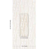 Schumacher Paisley Peas Natural Wallpaper