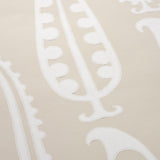 Schumacher Paisley Peas Natural Wallpaper