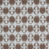Schumacher Lunaria Brown On Sky Fabric