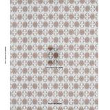 Schumacher Lunaria Brown On Sky Fabric
