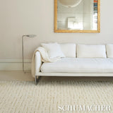 Schumacher Abstract Ikat Ivory 12' x 9' Rug