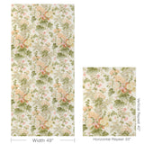 Lee Jofa HOLLYHOCK HDB APRICOT/MOSS Fabric