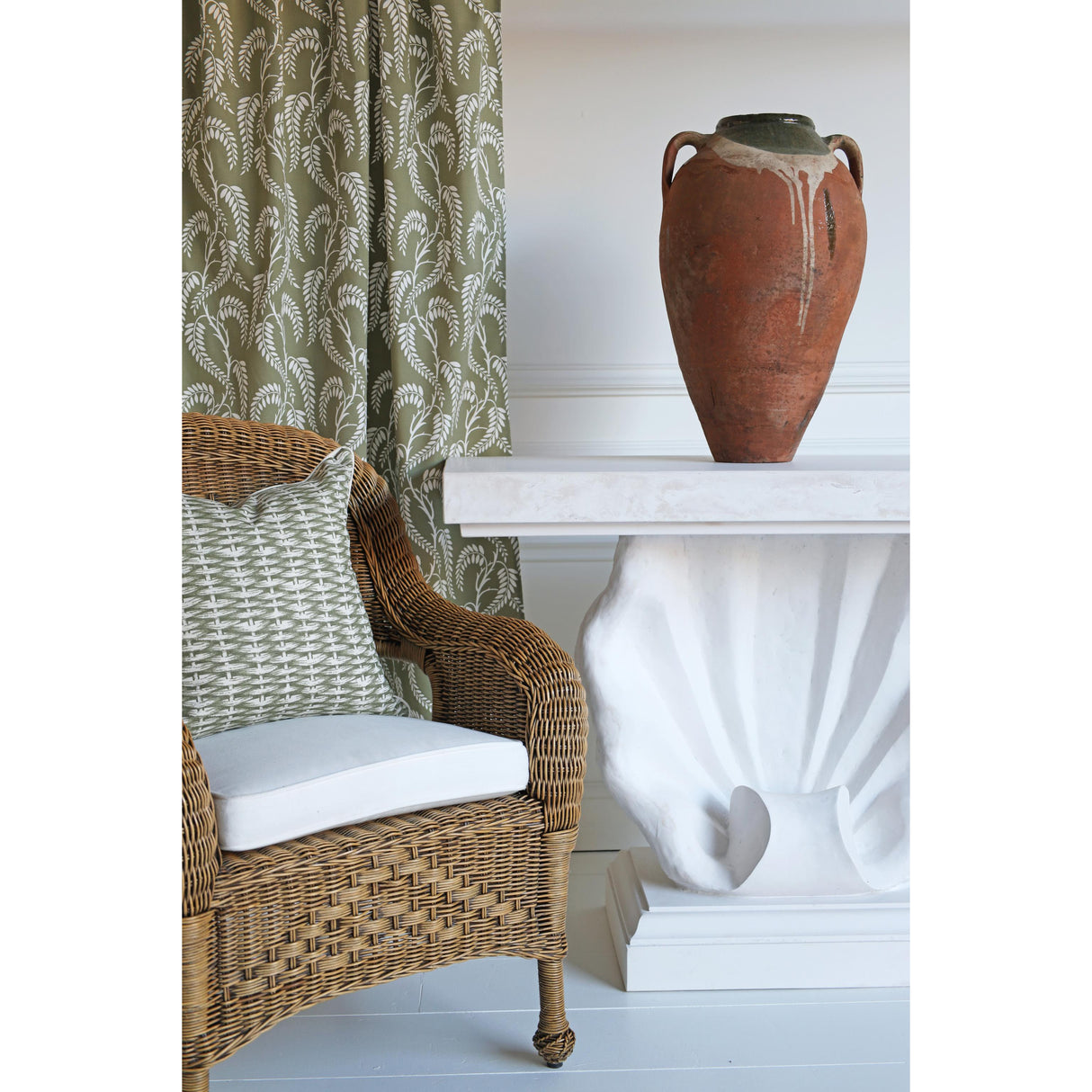 Lee Jofa BASKET WEAVE SAGE Fabric