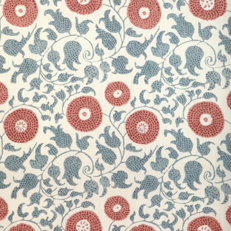 Lee Jofa ELDORA PRINT SKY/BRICK Fabric