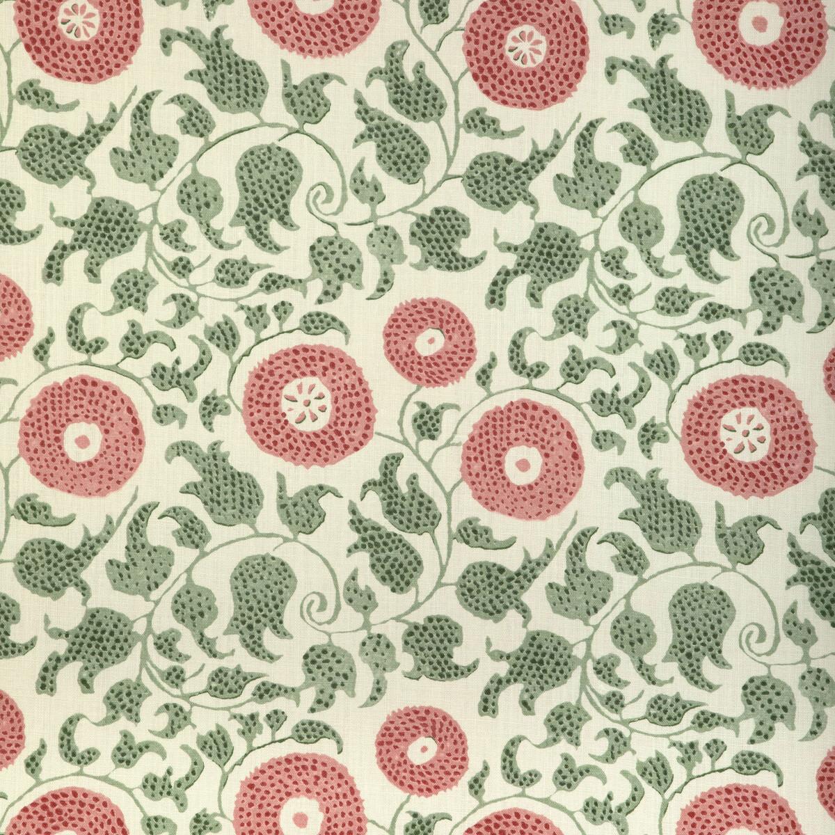 Lee Jofa ELDORA PRINT LEAF/ROSE Fabric