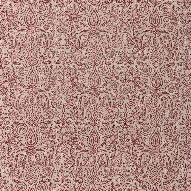 Lee Jofa HAVEN HANDBLOCK RUBY Fabric
