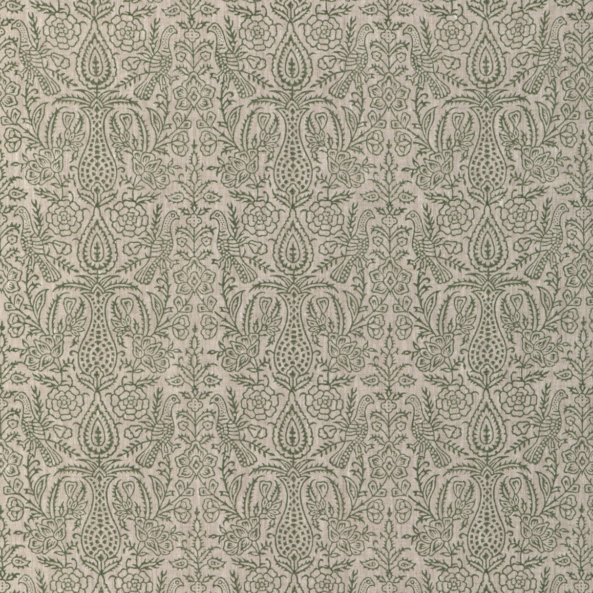 Lee Jofa HAVEN HANDBLOCK MOSS Fabric