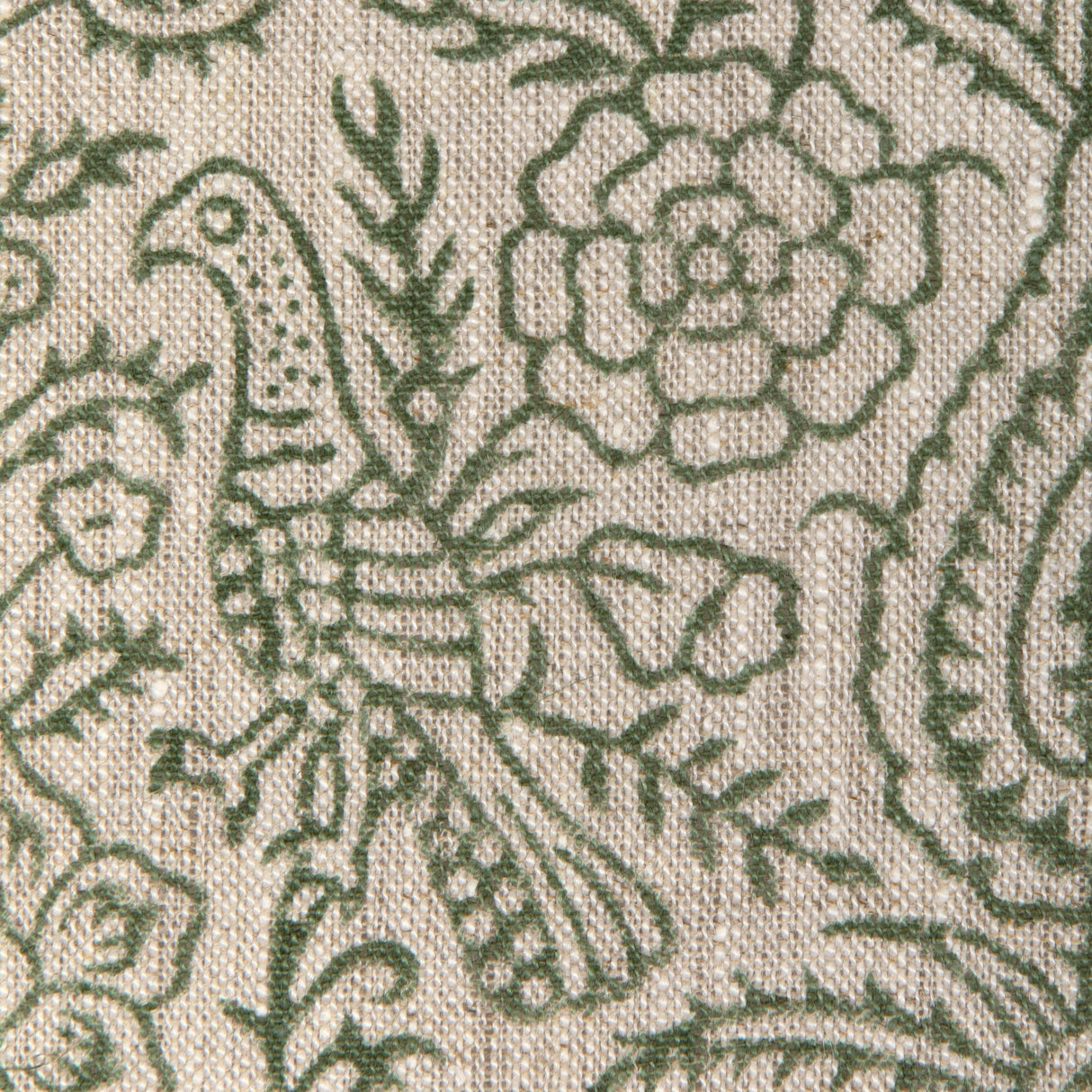 Lee Jofa HAVEN HANDBLOCK MOSS Fabric