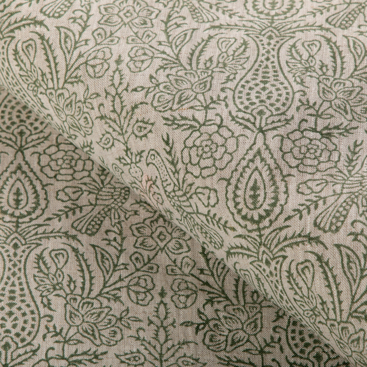 Lee Jofa HAVEN HANDBLOCK MOSS Fabric