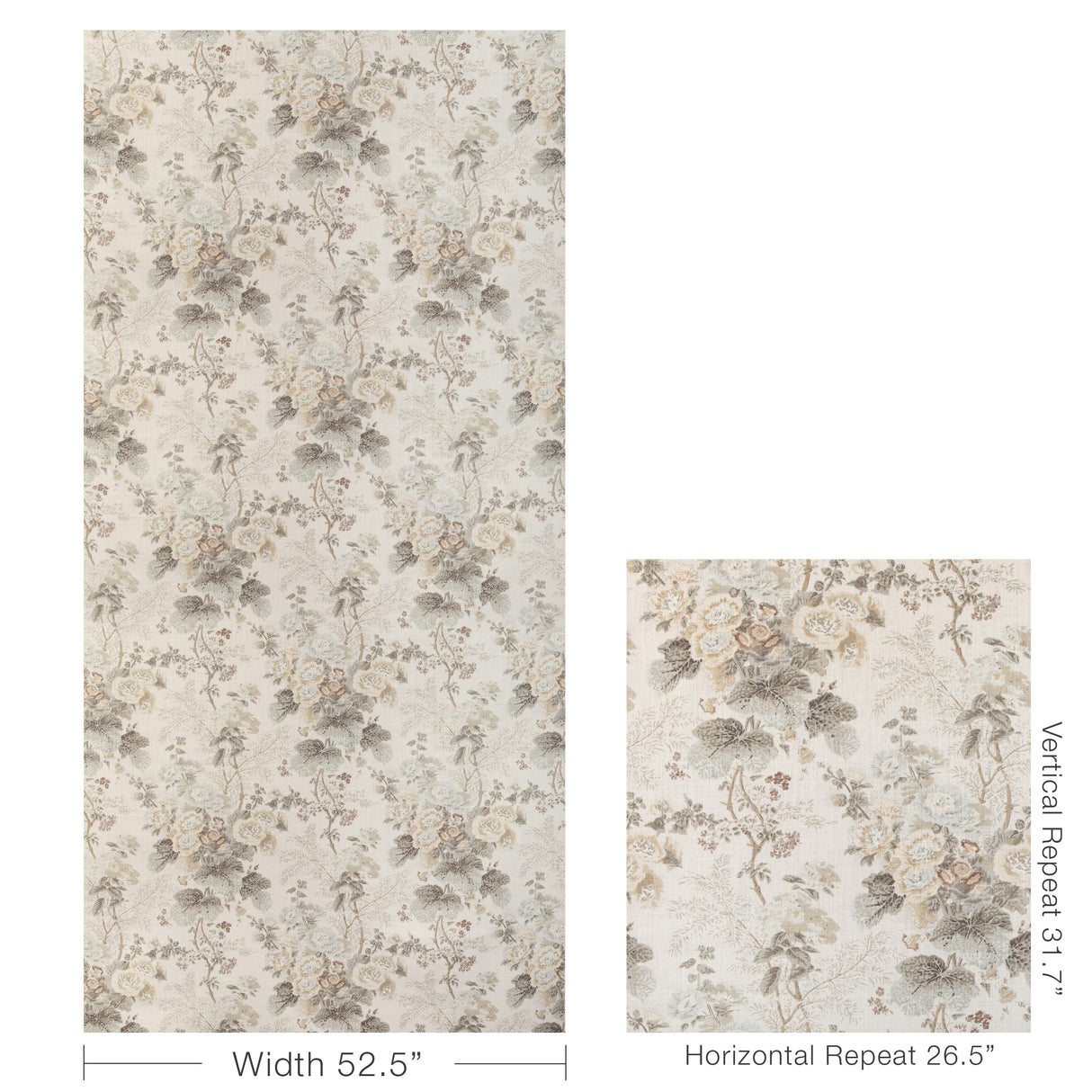 Lee Jofa ALTHEA LINEN STONE Fabric