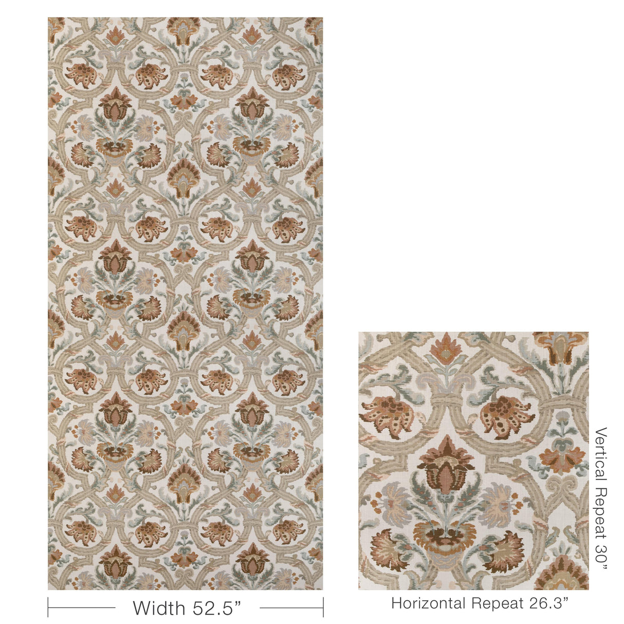 Lee Jofa NEW SEVILLA LINEN CLAY Fabric