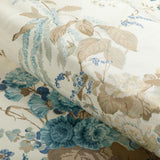 Lee Jofa FLORAL BOUQUET AQUA/DUNE Fabric