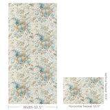 Lee Jofa FLORAL BOUQUET AQUA/DUNE Fabric