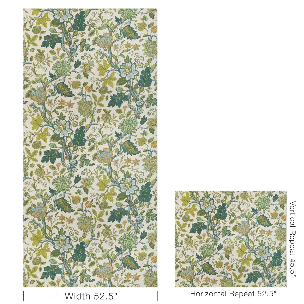 Lee Jofa HAZELWOOD PRINT GREEN Fabric