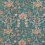 Lee Jofa KERMAN PRINT TEAL/ROSE Fabric