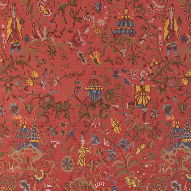 Lee Jofa CHINESE BROCADE RED Fabric
