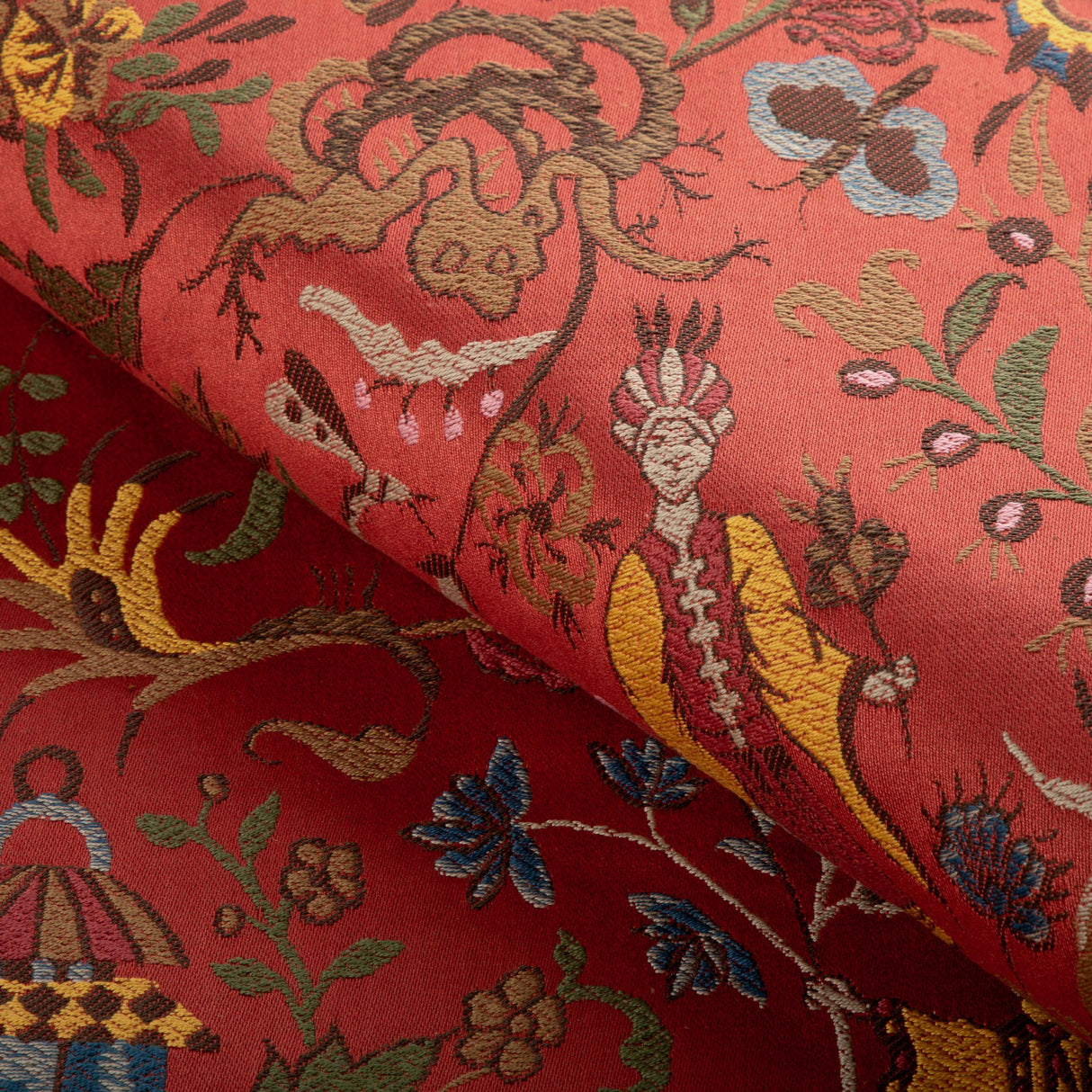 Lee Jofa CHINESE BROCADE RED Fabric