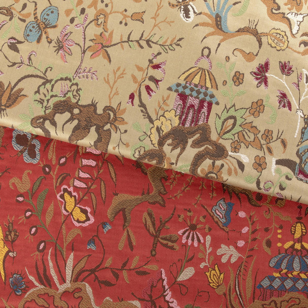 Lee Jofa CHINESE BROCADE RED Fabric