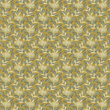 Lee Jofa ORTENSIA TEAL ON OLIVE Fabric