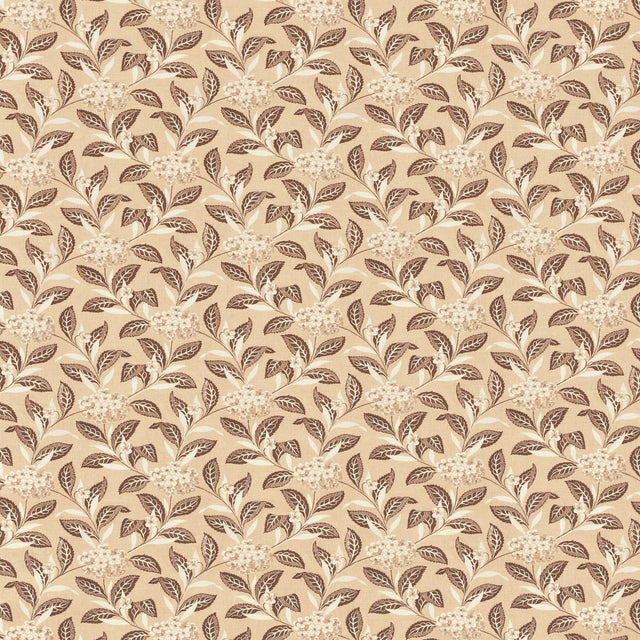 Lee Jofa ORTENSIA BROWN ON BLUSH Fabric