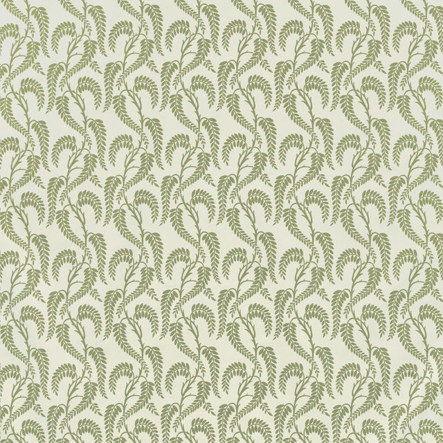 Lee Jofa WISTERIA SAGE ON WHITE Fabric