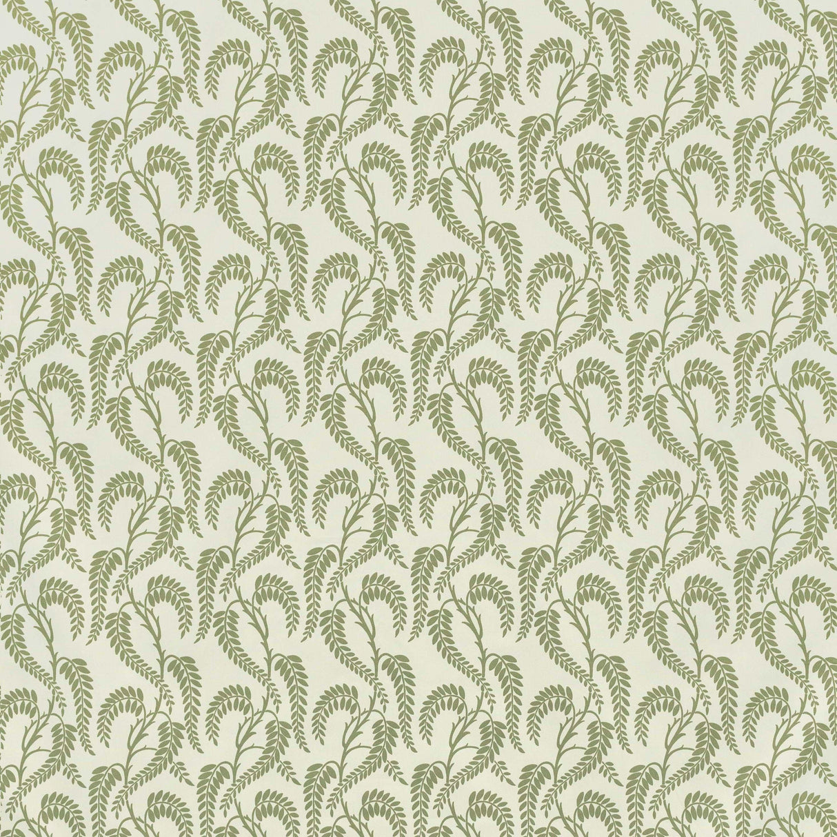 Lee Jofa WISTERIA SAGE ON WHITE Fabric