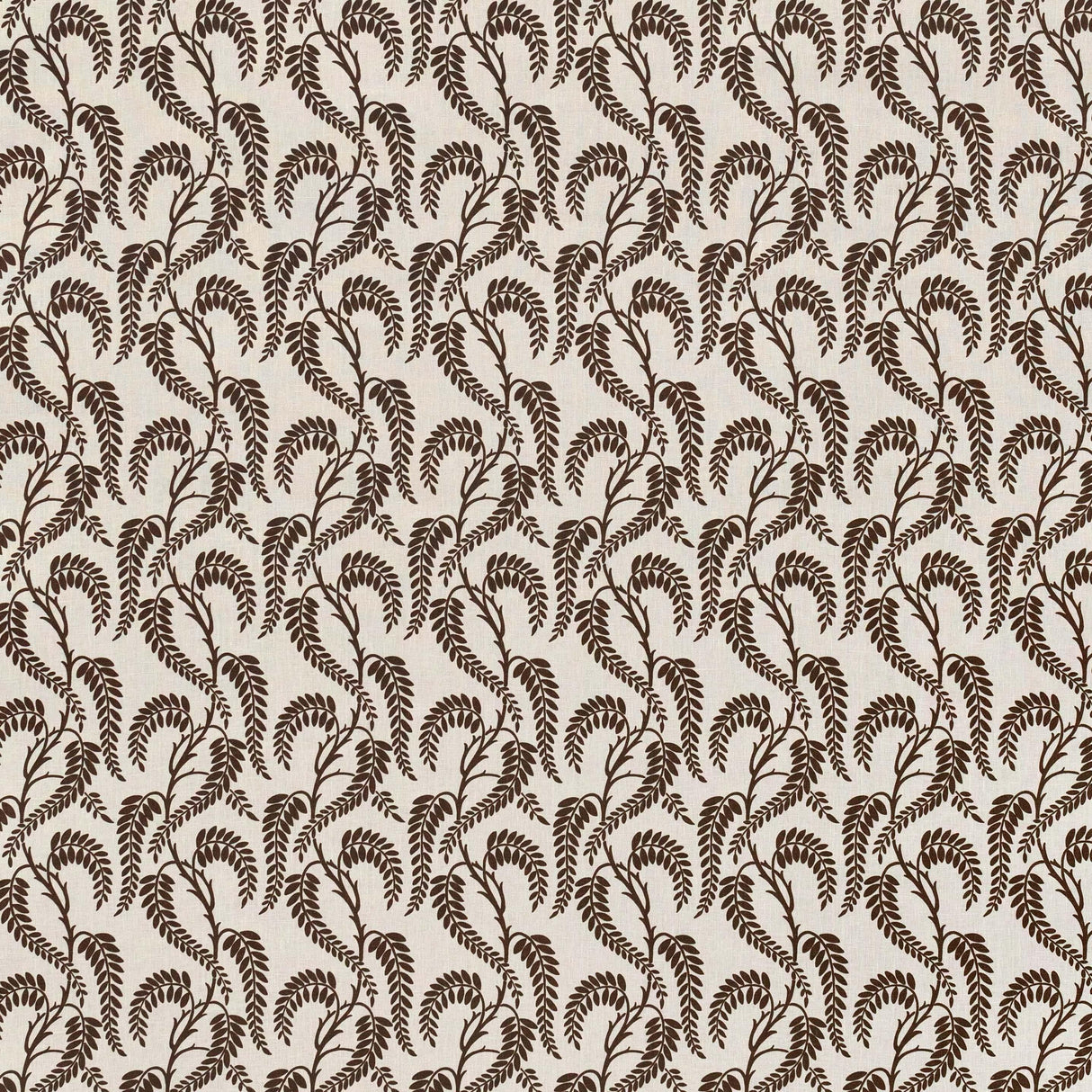 Lee Jofa WISTERIA BROWN WHITE LN Fabric