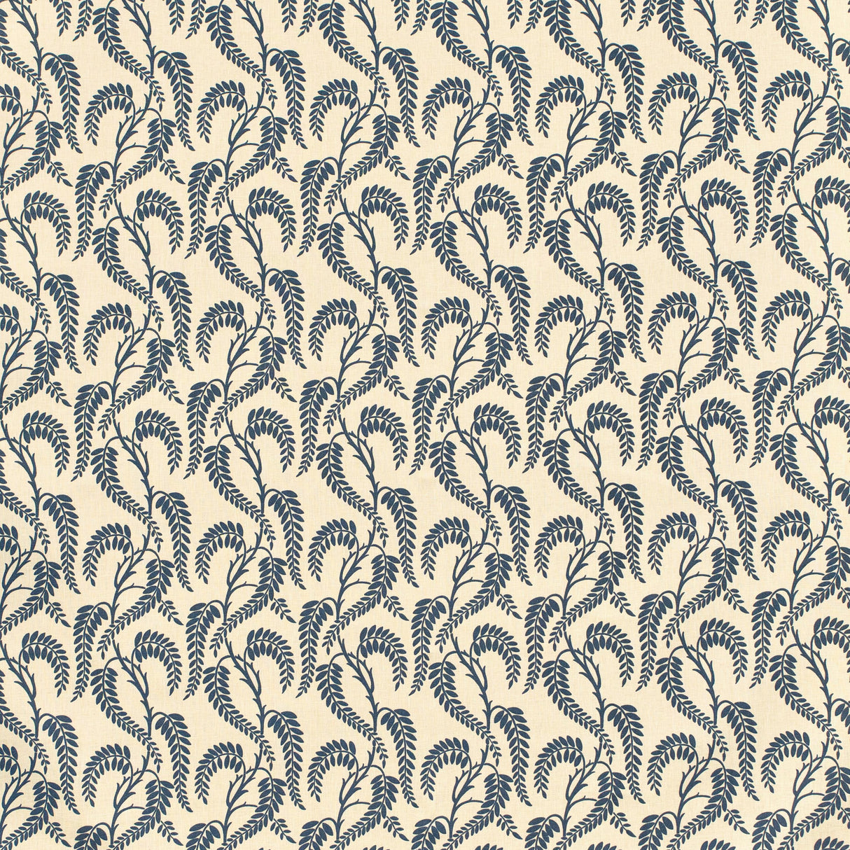 Lee Jofa WISTERIA II NAVY BEIGE LN Fabric