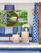 Kravet PORTSIDE STRIPE MARINE Upholstery Fabric