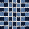 Kravet IKAT SQUARES MARINE Upholstery Fabric