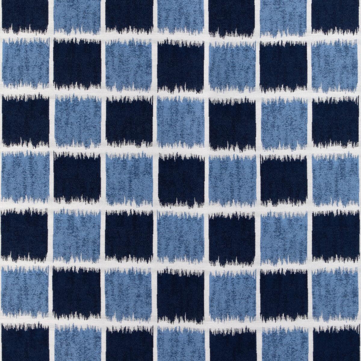 Kravet IKAT SQUARES MARINE Fabric