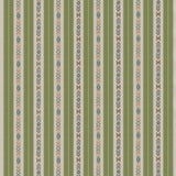 G P & J Baker ASHLAR STRIPE EMERALD Drapery Fabric
