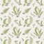 G P & J Baker FERNS EMBROIDERY GREEN Drapery Fabric