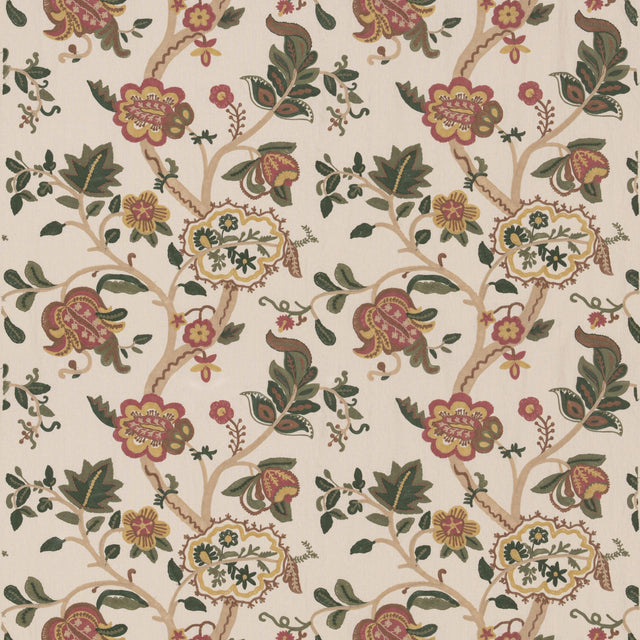 G P & J Baker CHEWTON ROSE/GREEN Drapery Fabric