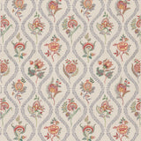 G P & J Baker BURFORD EMBROIDERY BLUE/RED Drapery Fabric