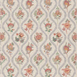 G P & J Baker BURFORD EMBROIDERY BLUE/RED Drapery Fabric