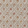G P & J Baker BURFORD EMBROIDERY RED/BRONZE Drapery Fabric