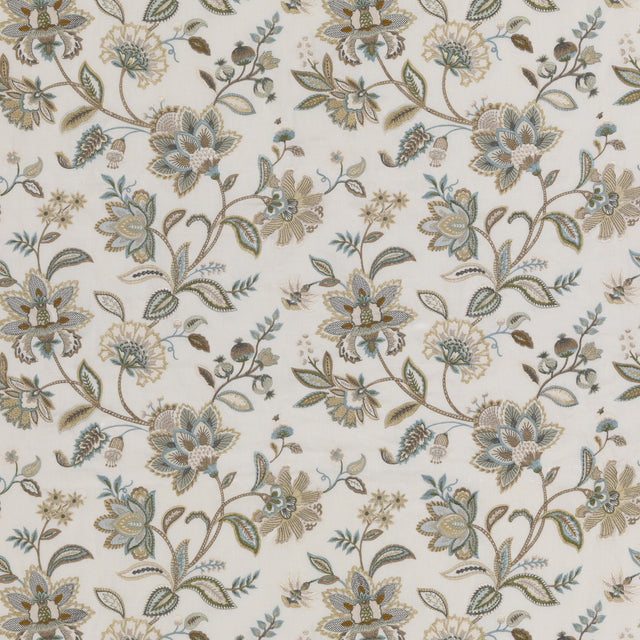 G P & J Baker LANGLEY AQUA Drapery Fabric