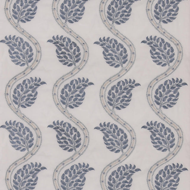 G P & J Baker FILKINS BLUE Drapery Fabric