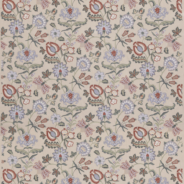 G P & J Baker SNOWHILL GREEN/RUSSET Drapery Fabric