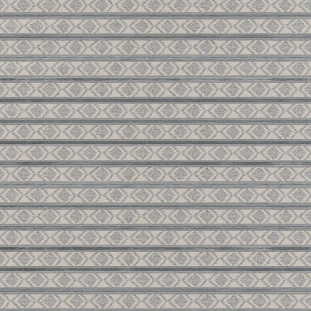 G P & J Baker BURFORD STRIPE BLUE Upholstery Fabric