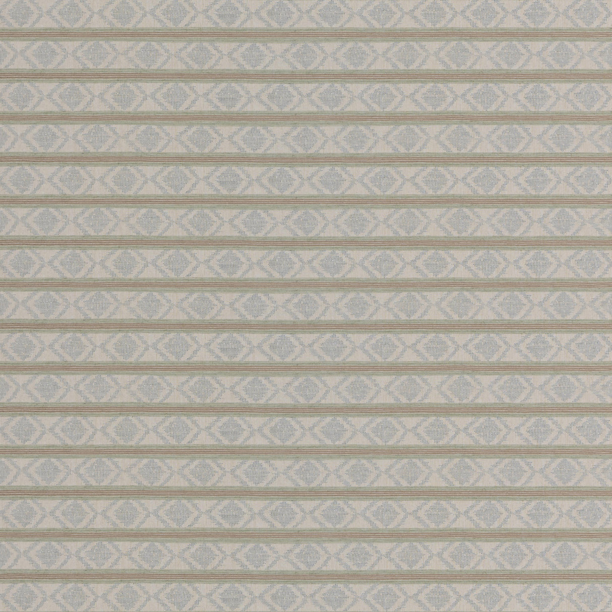 G P & J Baker BURFORD STRIPE AQUA Upholstery Fabric