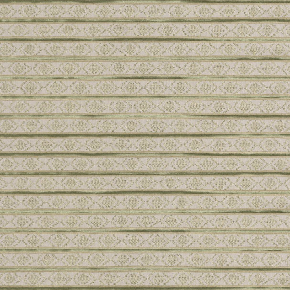 G P & J Baker BURFORD STRIPE GREEN Upholstery Fabric