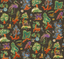 G P & J Baker GERTRUDE CHARCOAL/JEWEL Wallpaper
