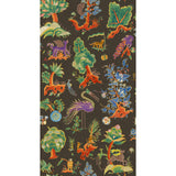 G P & J Baker GERTRUDE CHARCOAL/JEWEL Wallpaper