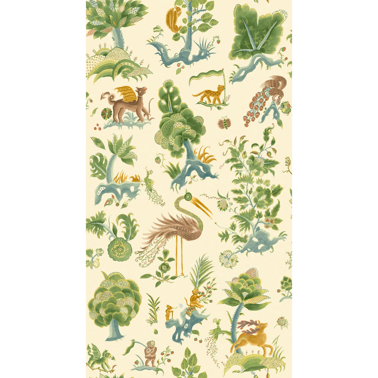 G P & J Baker GERTRUDE SOFT GREEQUA Wallpaper