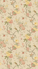 G P & J Baker ORIENTAL BIRD MOLE Wallpaper