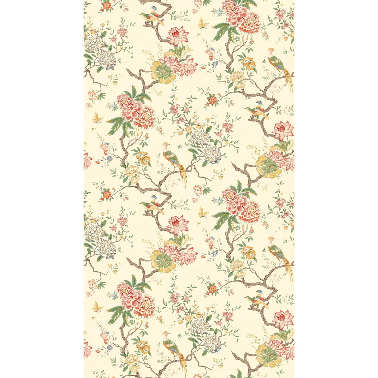 G P & J Baker ORIENTAL BIRD BLOSSOM Wallpaper