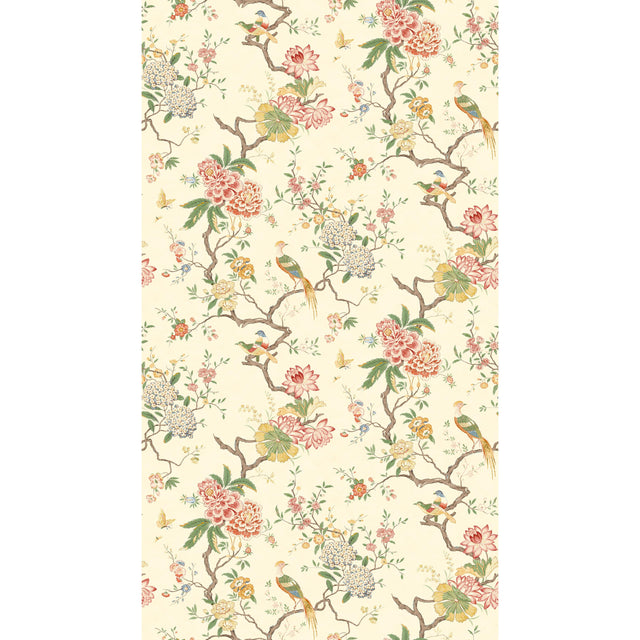 G P & J Baker ORIENTAL BIRD BLOSSOM Wallpaper