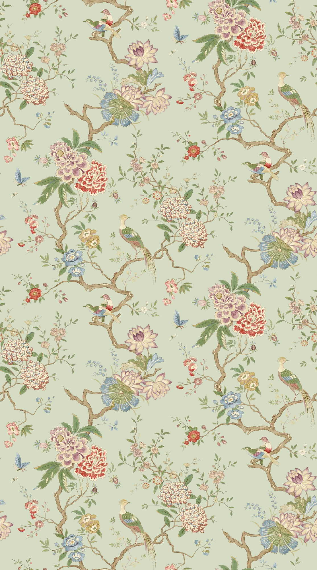 G P & J Baker ORIENTAL BIRD EAU DE NIL Wallpaper
